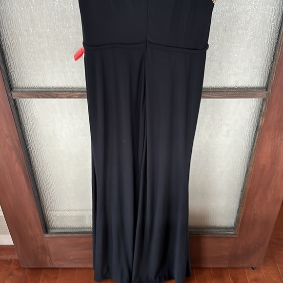 Mac Duggal EMBELLISHED SLEEVE JERSEY WRAP GOWN size 10 $498 New - Picture 13 of 13